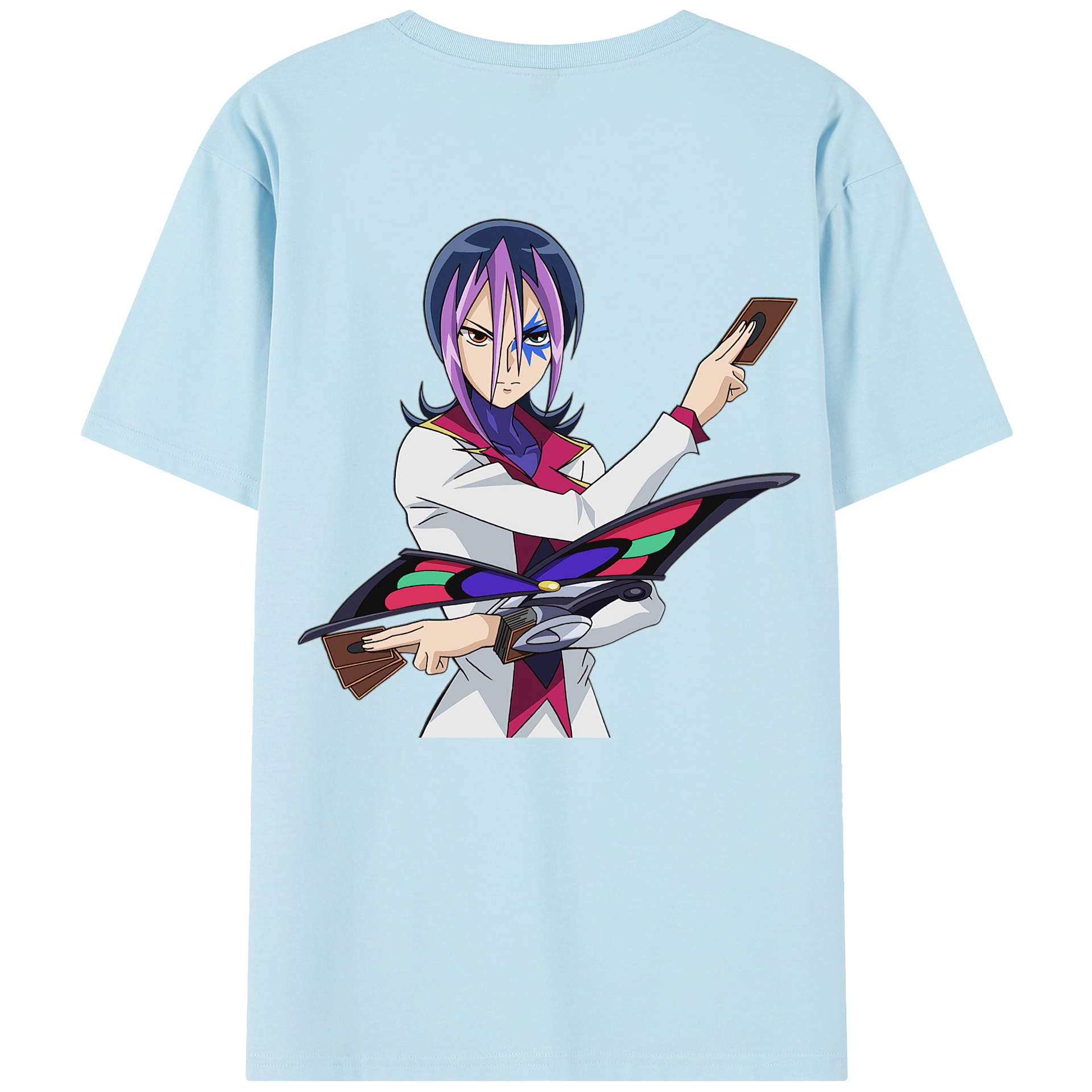 （画像用） 遊☆戯☆王 Yu-Gi-Oh! 綿100％半袖Tシャツ（背面プリント）